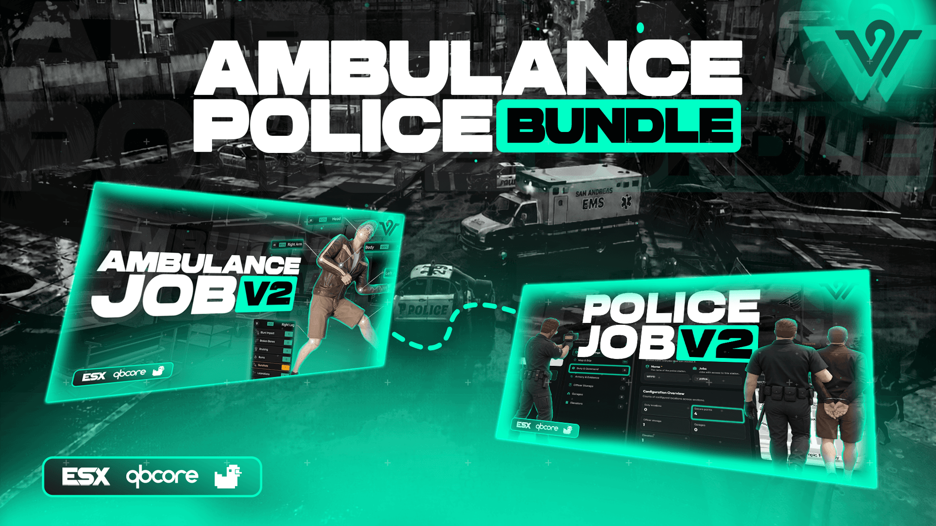 Ambulance + Police Bundle