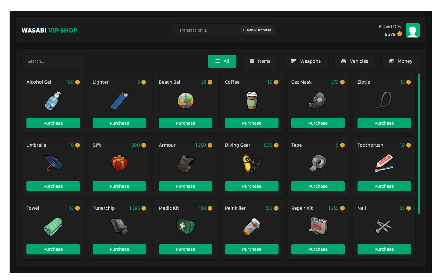 VIP Coin Shop - Screenshot 2